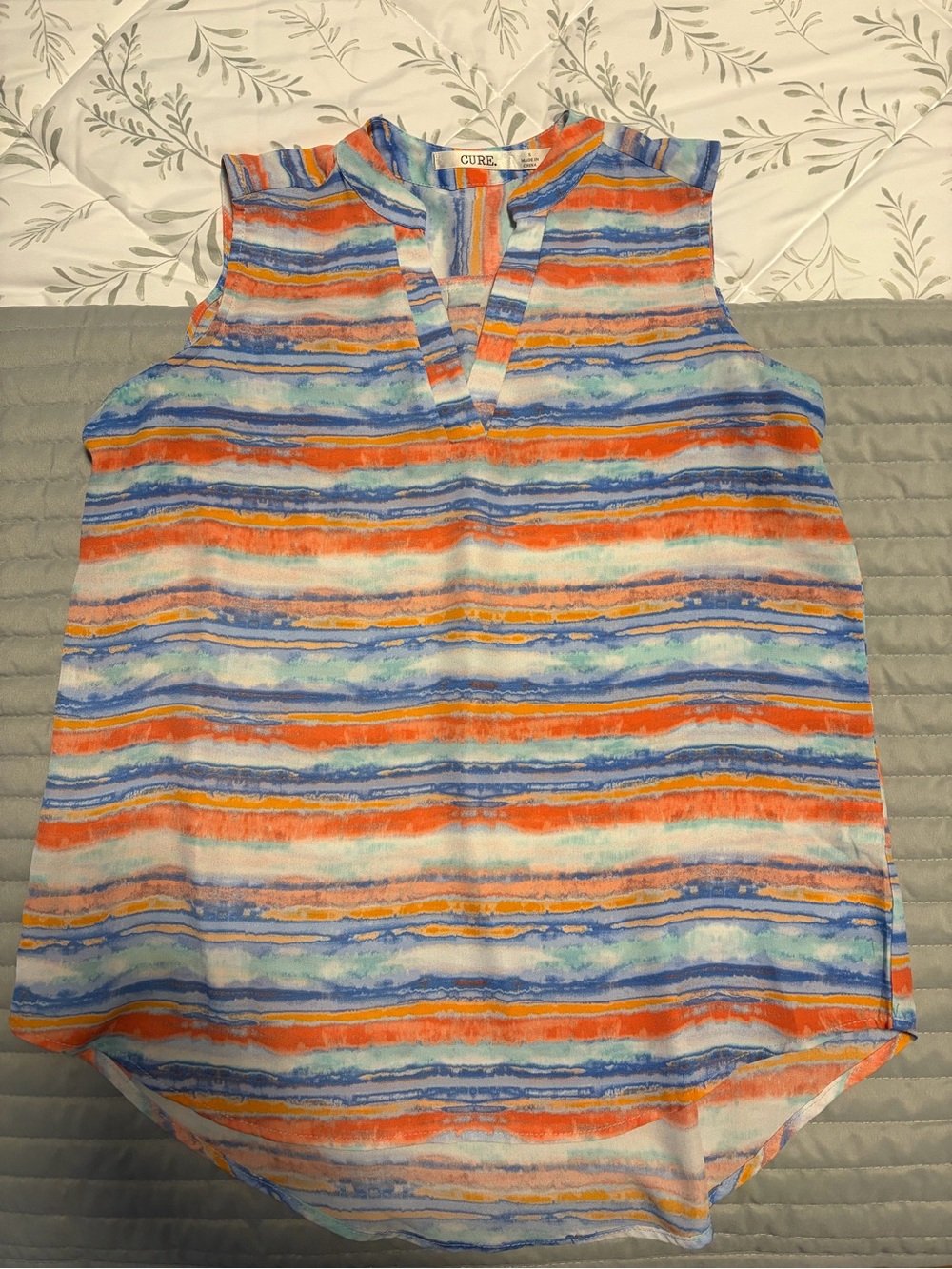 Sleeveless V-Neck Top